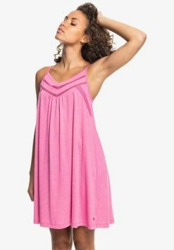 Roxy RARE FEELING - Robe En Jersey - Pink Guava