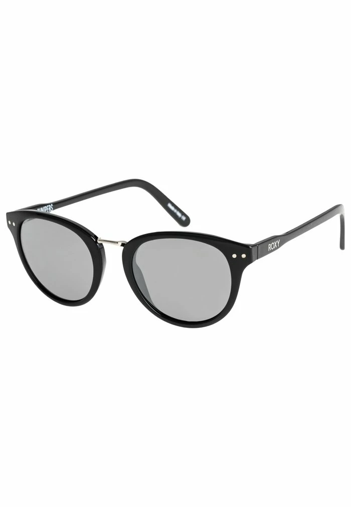 Roxy JUNIPERS - Lunettes De Soleil - Shiny Black/flash Silver 1 Roxy JUNIPERS - Lunettes De Soleil - Shiny Black/flash Silver