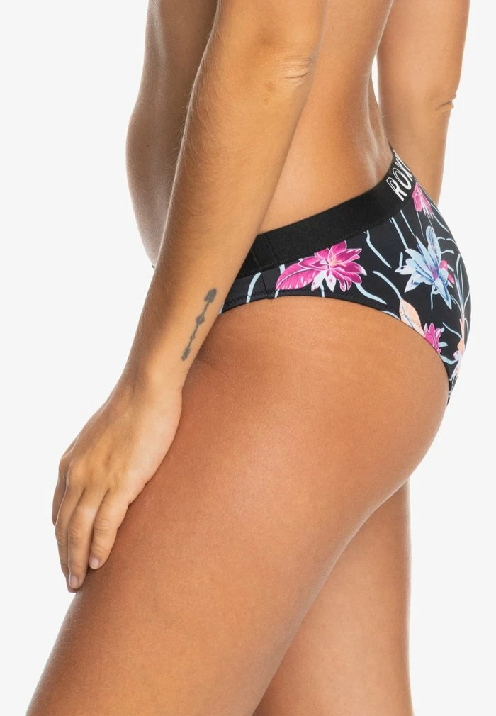 Roxy Bas De Bikini - Anthracite Floral Flow 4 Roxy Bas De Bikini - Anthracite Floral Flow – Image 4