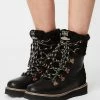 Roxy BRANDI - Bottines à Lacets - Black