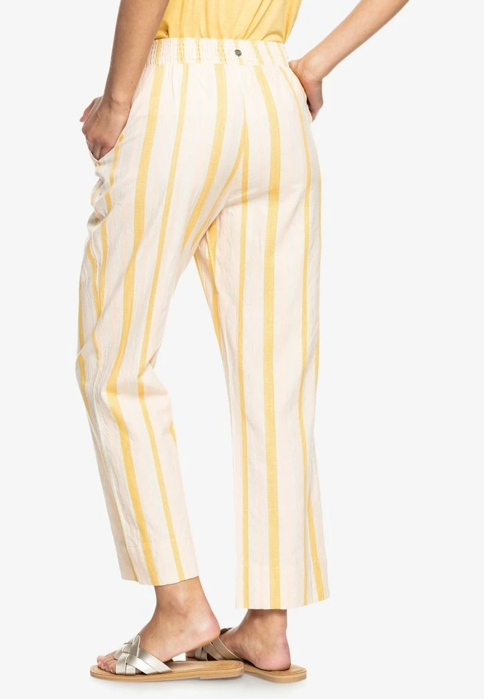 Roxy Pantalon Classique - Tapioca Alla Stripe Verticale 3 Roxy Pantalon Classique - Tapioca Alla Stripe Verticale – Image 3