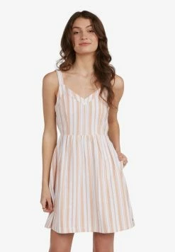 Roxy UP ABOVE - Robe De Jour - Toast Paradise Stripe
