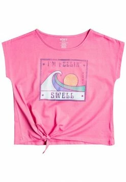 Roxy PURA PLAYA - T-shirt Imprimé - Pink Guava