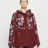 Roxy ANDIE - Veste De Snowboard - Oxblood/red Leopold