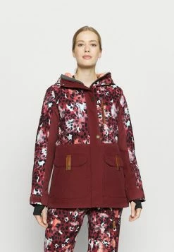 Roxy ANDIE - Veste De Snowboard - Oxblood/red Leopold