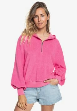 Roxy TIME WILL TELL - Sweat Polaire - Pink Guava