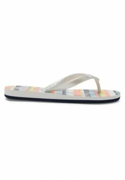 Roxy TAHITI - Tongs - Stripe Citrus Olmpian Blue