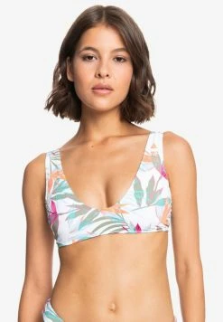 Roxy BEACH CLASSICS - Haut De Bikini - Bright White Floral Of Paradis