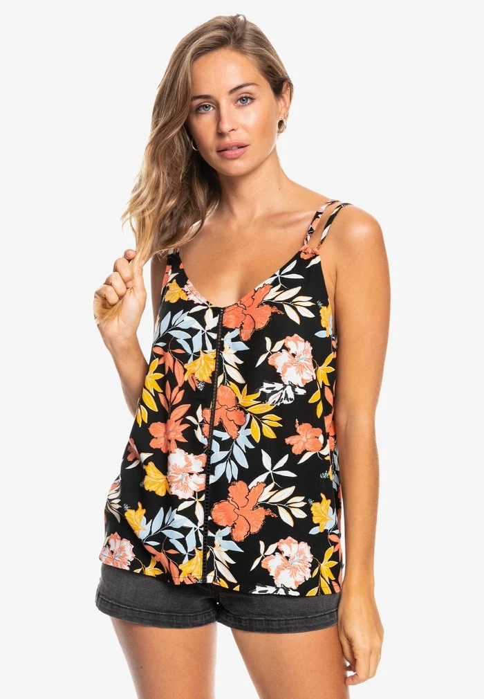 Roxy GOT TO BE REAL - Débardeur - Anthracite Island Vibes 1 Roxy GOT TO BE REAL - Débardeur - Anthracite Island Vibes