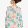 Roxy Blouse - Snow White Palm Shadows -Roxy Magasin En Ligne e62eb90c18d147c3be93cd965debb05b