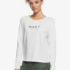 Roxy LOVING CLOUDS - T-shirt à Manches Longues - Snow White