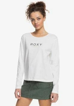 Roxy LOVING CLOUDS - T-shirt à Manches Longues - Snow White