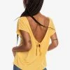 Roxy T-shirt Basique - Ochre -Roxy Magasin En Ligne e847c364182c4ed38401a6fe4626906d