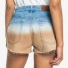 Roxy CALL ME NOW - Short En Jean - Cool Blue Toast Denim Degreade -Roxy Magasin En Ligne ef4dd25b4efb4ce3b28ab9804dee693c