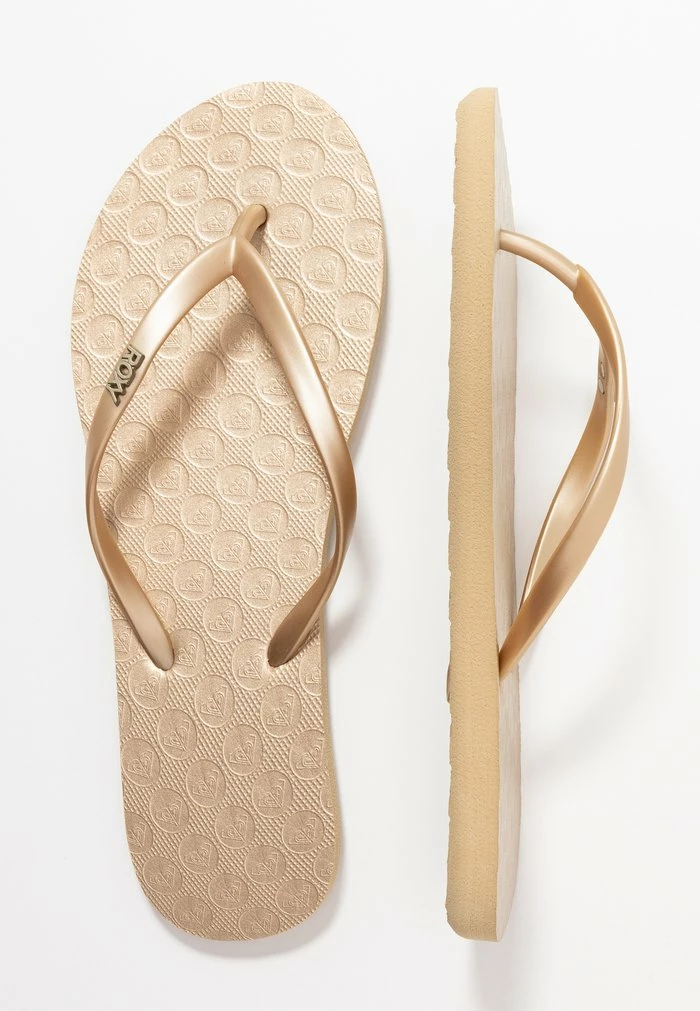 Roxy VIVA - Tongs - Metallic Gold 4 Roxy VIVA - Tongs - Metallic Gold – Image 4