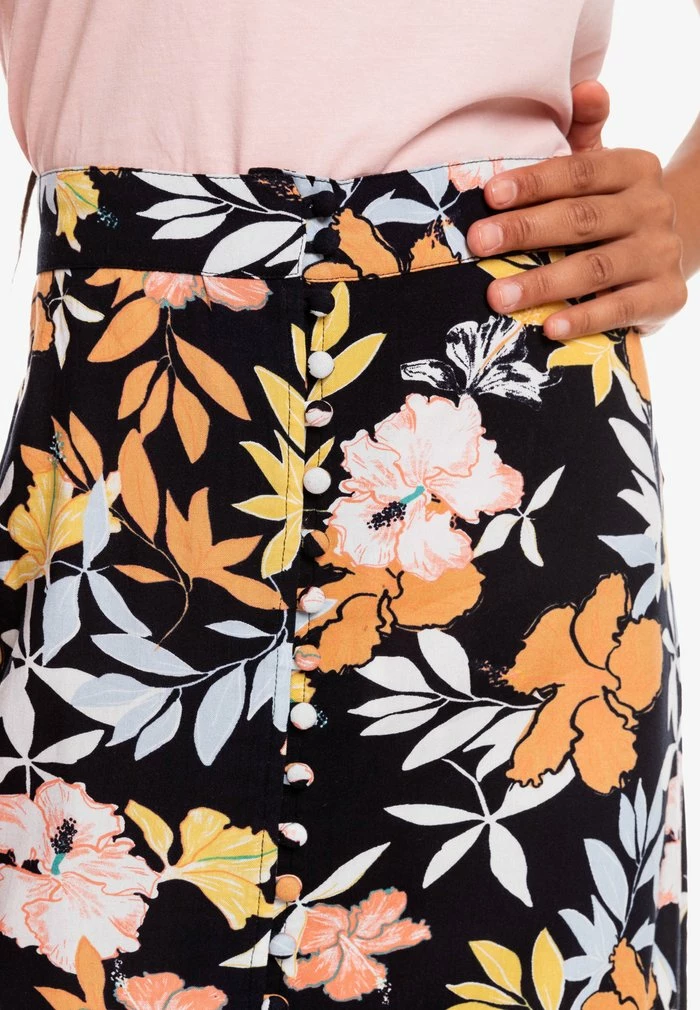 Roxy SUNSET SHIMMER - Jupe Longue - Anthracite Island Vibes 5 Roxy SUNSET SHIMMER - Jupe Longue - Anthracite Island Vibes – Image 5